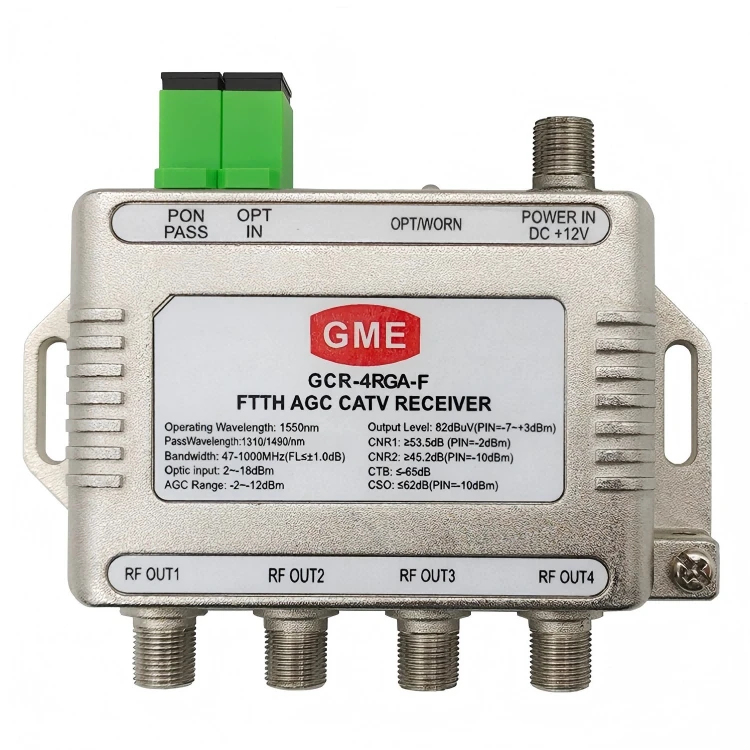 สถานการณ์แอปพลิเคชันของตัวรับเคเบิล AGC FTTH คืออะไร?